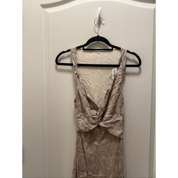 SOVERE Inara Reversible Maxi Dress – Grey Maxi cocktail Brunch Size S NWT - Picture 7 of 8